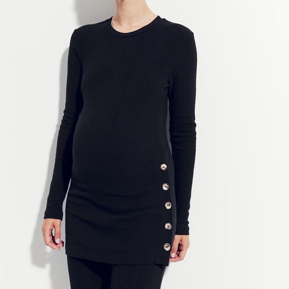 MAMA RIBBED TOP - Picture 1 of 1